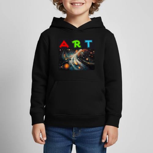 Swirls of Colorful Art - Kids‘ Premium Hoodie