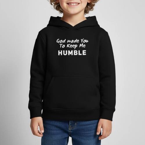 Christian humility (white) - Kids‘ Premium Hoodie
