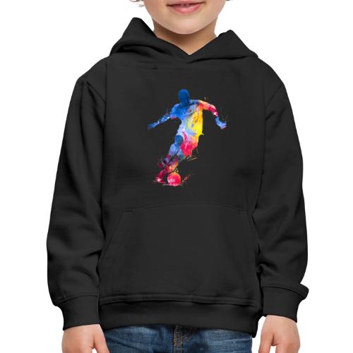 Soccer: Splash Kick - Kids‘ Premium Hoodie