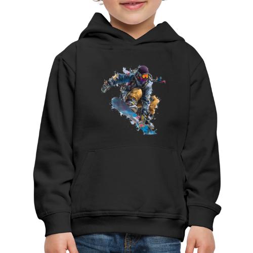 Snowboarding: Splash of Speed - Kids‘ Premium Hoodie