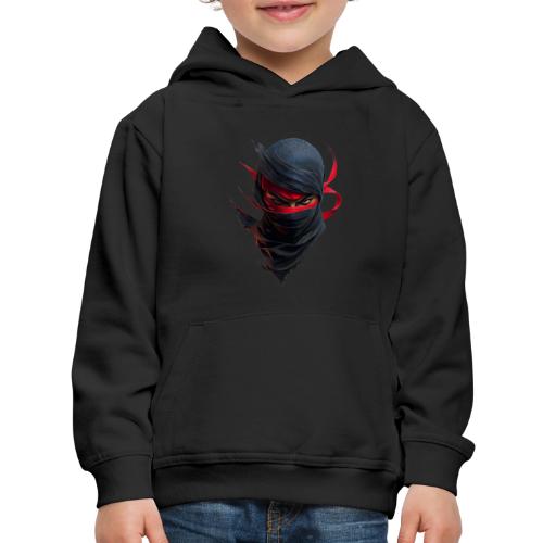 Crimson Stare Ninja - Kids‘ Premium Hoodie