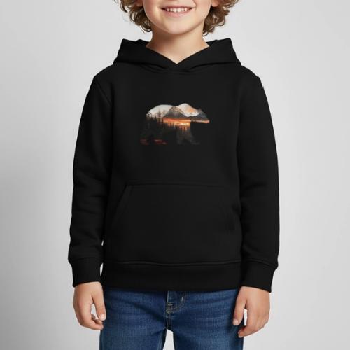 Canada Bear: fiery tones - Kids‘ Premium Hoodie