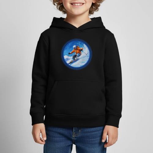 Skiing: On the Edge - Kids‘ Premium Hoodie