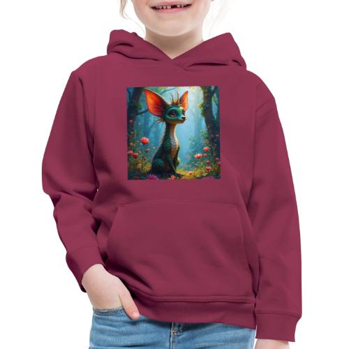 Fantasy Forest Character with Magical Vibe - Kids‘ Premium Hoodie