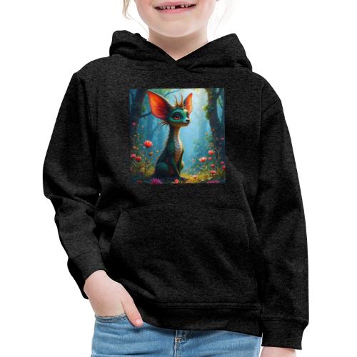 Fantasy Forest Character with Magical Vibe - Kids‘ Premium Hoodie