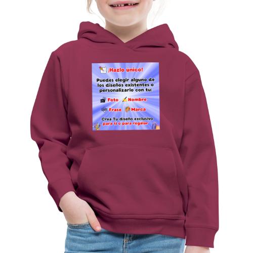 Personalized Souvenirs with Photo, Phrase, Design - Kids‘ Premium Hoodie