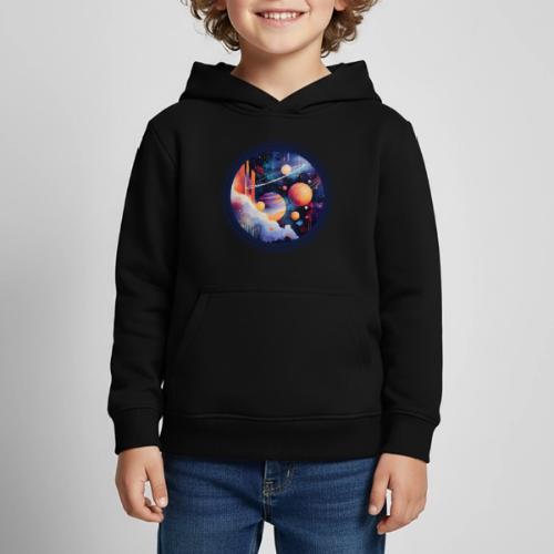 Floating Planetscape - Kids‘ Premium Hoodie