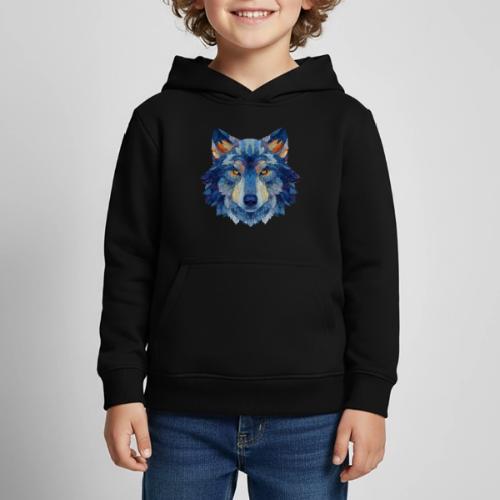 Wolf: Alpha Portrait - Kids‘ Premium Hoodie