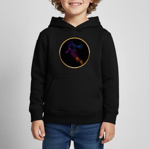 Basketball: Neon Jump Shot - Kids‘ Premium Hoodie