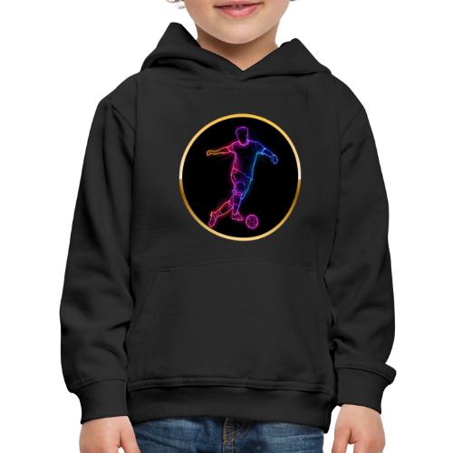 Neon Soccer Flow - Kids‘ Premium Hoodie