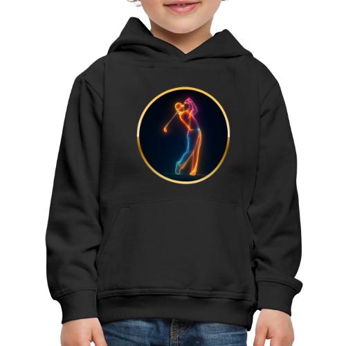 Neon Golf Motion - Kids‘ Premium Hoodie