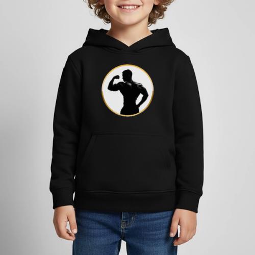 Bodybuilder: Classic Flex Emblem - Kids‘ Premium Hoodie