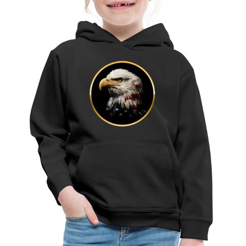 America: Golden Freedom Crest - Kids‘ Premium Hoodie