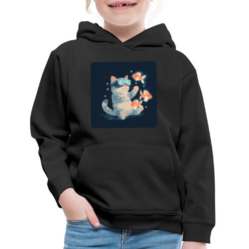 Cat: VR Fish Chase - Kids‘ Premium Hoodie