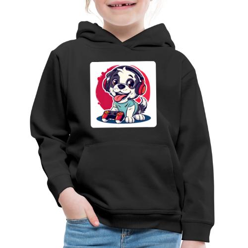 Puppy: Playful Paws Gaming Buddy - Kids‘ Premium Hoodie