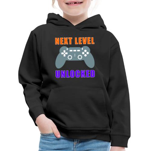 Next Level Unlocked Gamer Design - Kids‘ Premium Hoodie