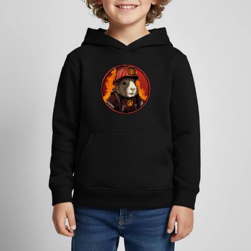 Firefighter guinea pig - Kids‘ Premium Hoodie