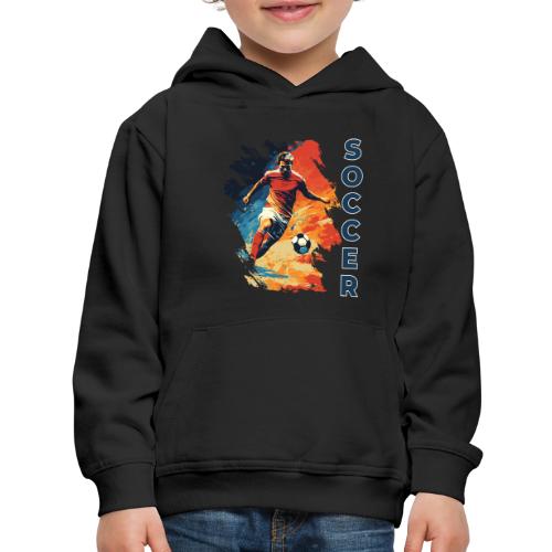Soccer Action Pulse - Kids‘ Premium Hoodie