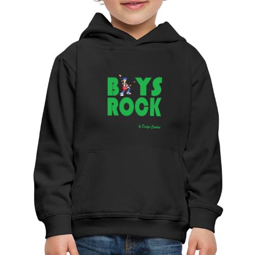 BOYS ROCK GREEN - Kids‘ Premium Hoodie