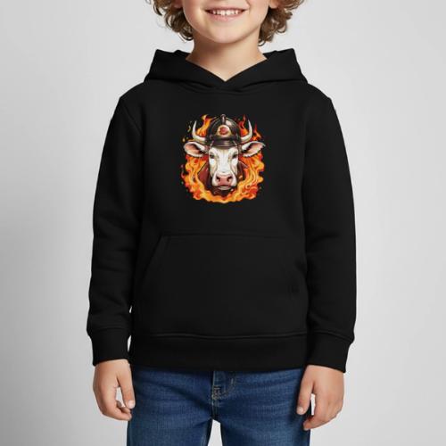 Firefighter cow - Kids‘ Premium Hoodie