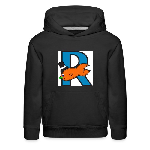The random goldfish logo - Kids‘ Premium Hoodie