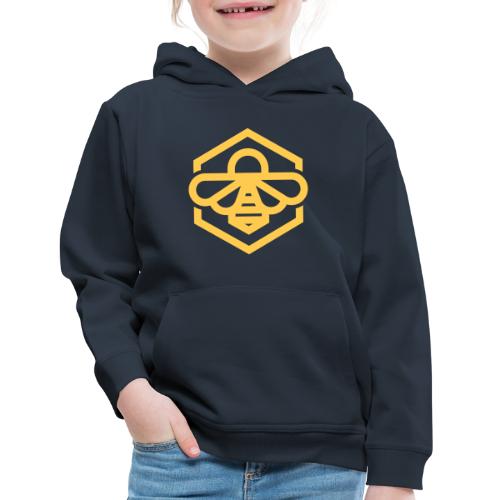 bee symbol orange - Kids‘ Premium Hoodie