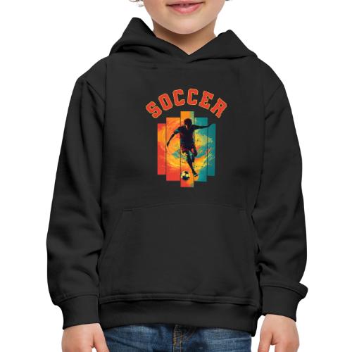 Soccer Heartbeat - Kids‘ Premium Hoodie