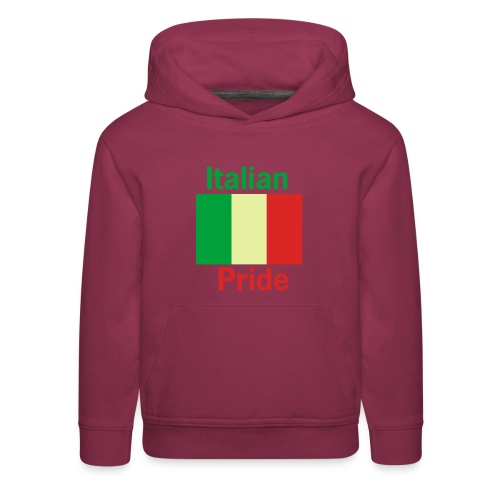Italian Pride Flag - Kids‘ Premium Hoodie