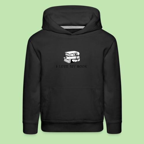 I love my book t-shirt - Kids‘ Premium Hoodie