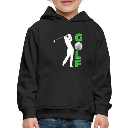 Golf: Classic Golf Motion - Kids‘ Premium Hoodie