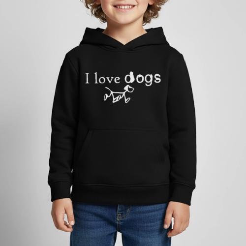 I Love Dogs - Kids‘ Premium Hoodie