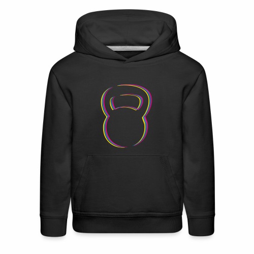 Kettlebell - Workout And Weight Lifting - Kids‘ Premium Hoodie