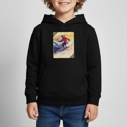 Skiing Through Snow Dreams - Kids‘ Premium Hoodie