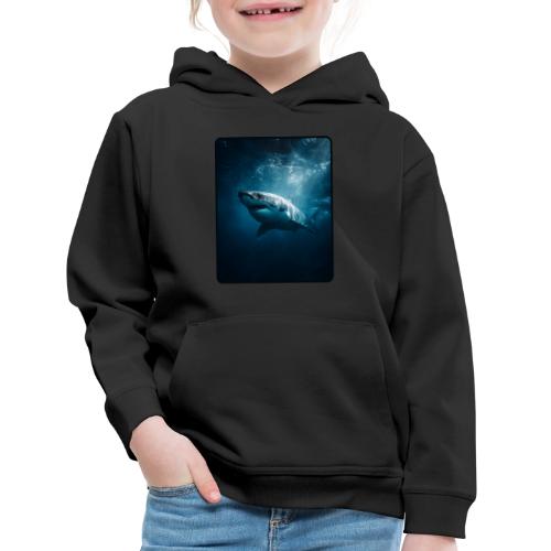 Great White Shark Ocean Design - Kids‘ Premium Hoodie