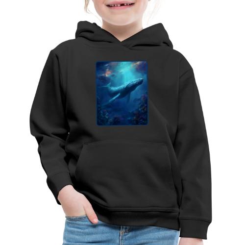 Humpback Whale Ocean Reef Design - Kids‘ Premium Hoodie
