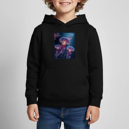 Glowing Jellyfish Deep Sea Design - Kids‘ Premium Hoodie