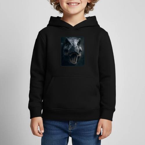 T Rex Cinematic Close-Up Design - Kids‘ Premium Hoodie