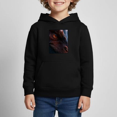 Fierce Ancient Dragon Portrait Design - Kids‘ Premium Hoodie
