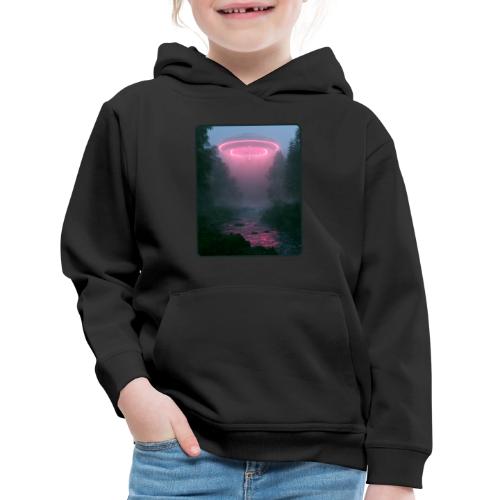 Neon UFO Forest River Design - Kids‘ Premium Hoodie