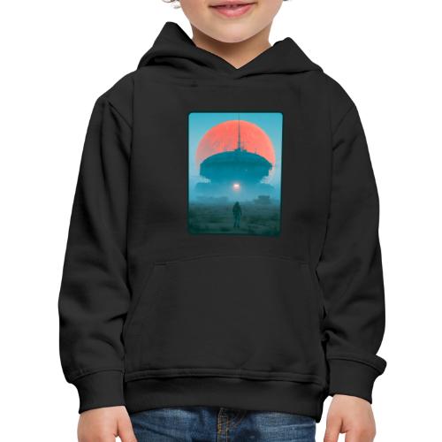 Astronaut Alien Outpost Design - Kids‘ Premium Hoodie