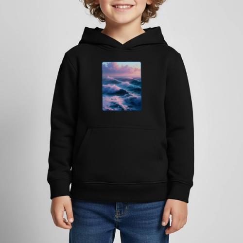Dreamy Pastel Ocean Sunset Art - Kids‘ Premium Hoodie