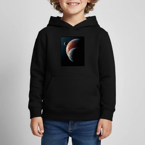 Three Planets Deep Space Design - Kids‘ Premium Hoodie