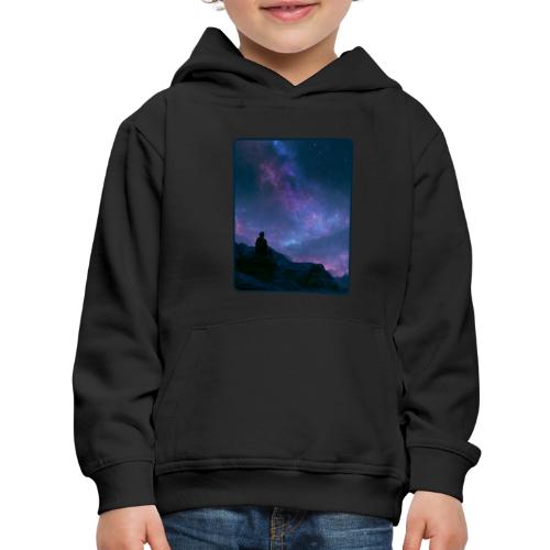 Stargazer Nebula Night Sky Art - Kids‘ Premium Hoodie
