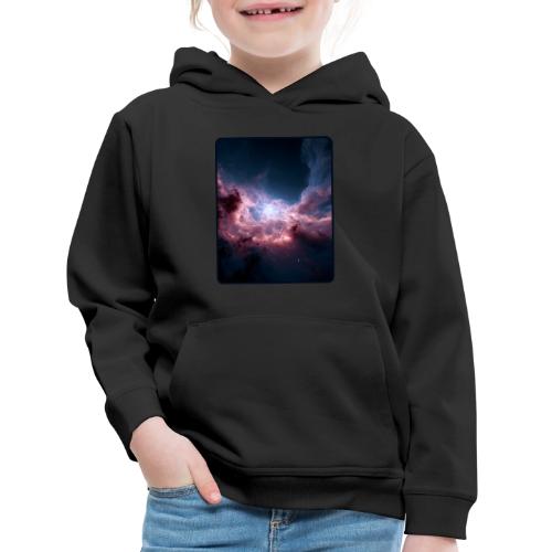 Radiant Cosmic Nebula Artwork - Kids‘ Premium Hoodie