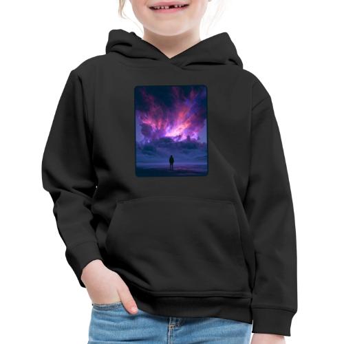 Cosmic Supernova Night Design - Kids‘ Premium Hoodie