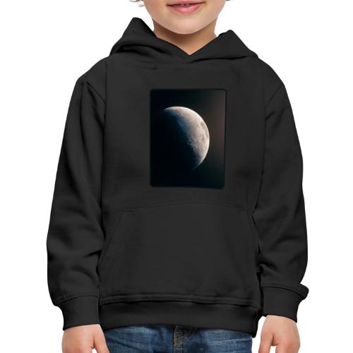 Crescent Moon Celestial Artwork - Kids‘ Premium Hoodie