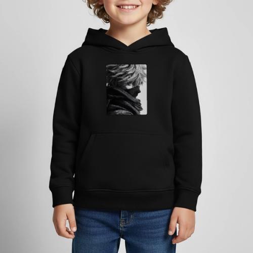 Battle-Worn Ninja Portrait - Kids‘ Premium Hoodie