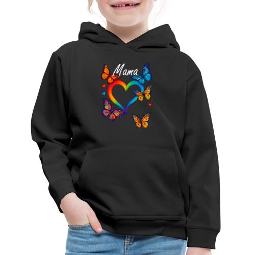 Mama Heart Personalized Kids’ Names gift - Kids‘ Premium Hoodie