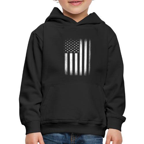 US Flag Distressed - Kids‘ Premium Hoodie