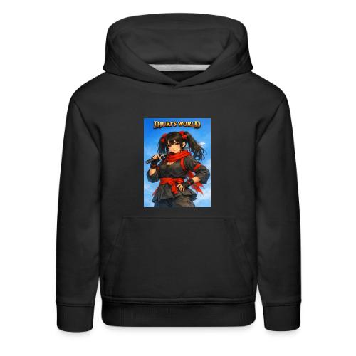 Djuki’s World – Shadow Blade - Kids‘ Premium Hoodie